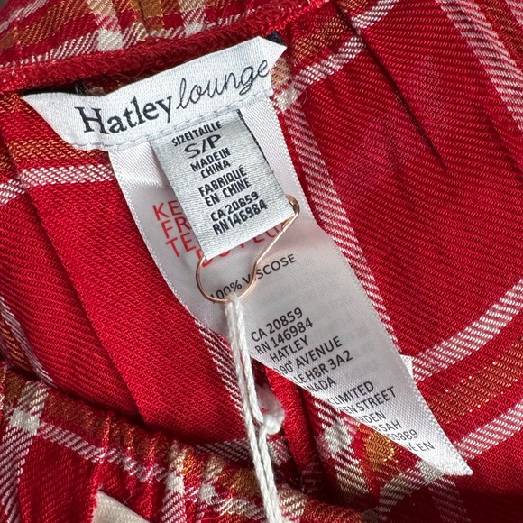 Hatley Lounge NWT Plaid Pajama Pants - Picture 4 of 6